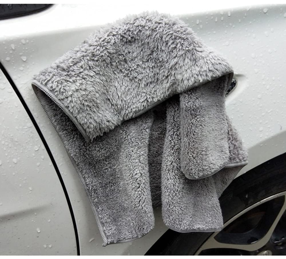 Asciugamano per lavaggio auto Lavaggio auto extra morbido Asciugamano in microfibra di cristallo cerato Panno per asciugare la pulizia dell'auto Panno per la cura dell'auto Dettaglio Asciugamano per