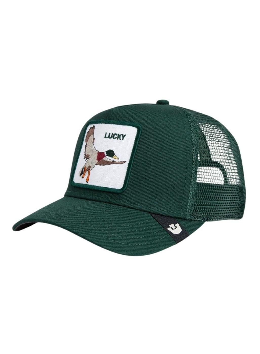 Goorin Bros. Trucker Cap The Lucky Duck Guard Dark Green Dark Green, Size: One Size