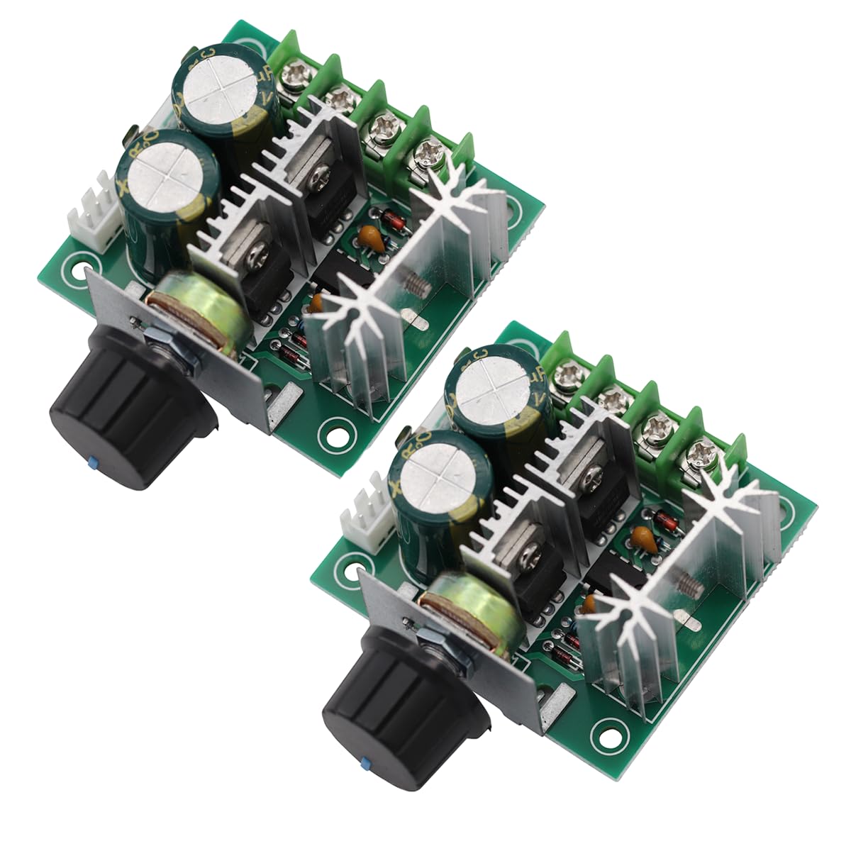 Contrôleur De Vitesse Moteur DC 5-18V - PWM 0-100%, Courant 12A, Démarrage Progressif - 6