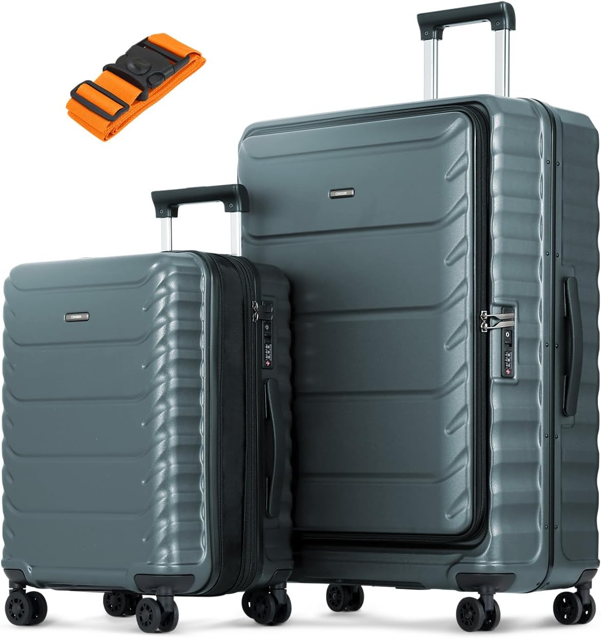 CENSIEN 2-Piece 20/28 Inch PC Luggage Set