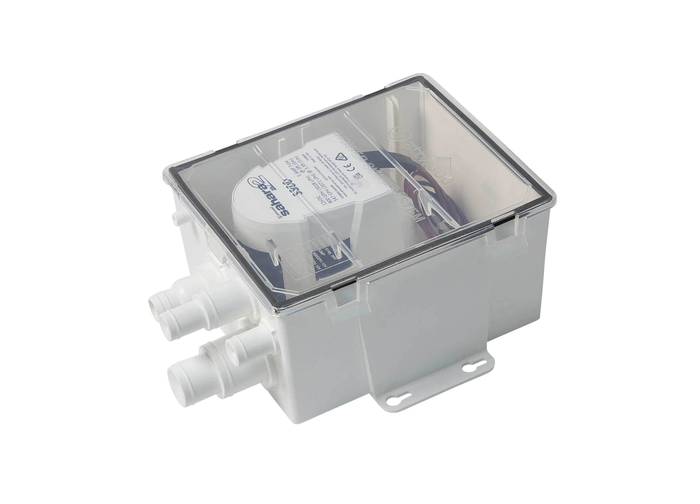 Système de puisard de douche marine Attwood 5142-4 avec pompe 800 GPH 12V