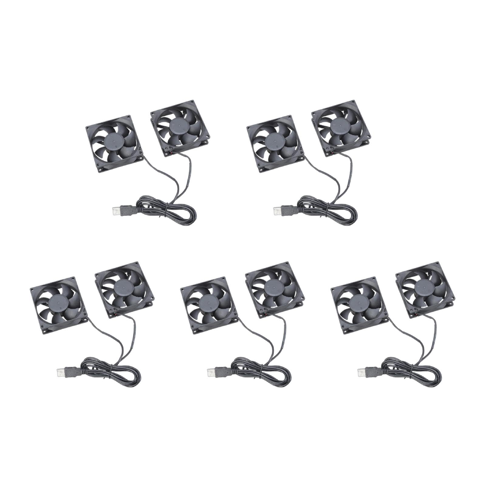 Ventilateur USB 8025 haute performance pour refroidir un ordinateur fixe