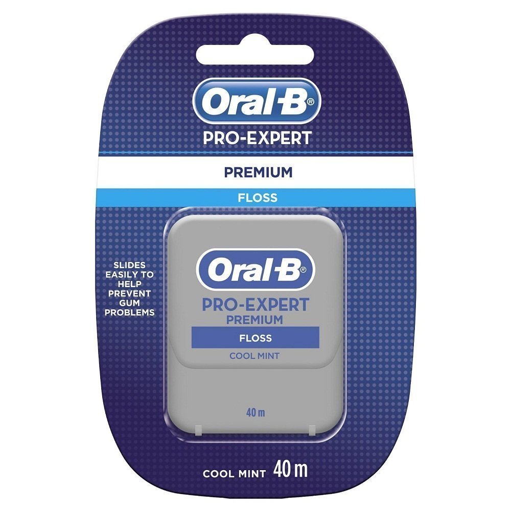Oral-B Pro Expert Premium Nić dentystyczna 40 m, zestaw 3 sztuki (3 x 40 m)