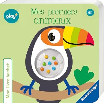 Ravensburger Ravensburger Play + - Mon livre hochet : Mes premiers animaux