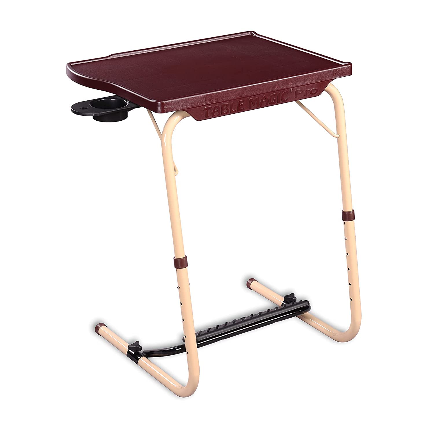 bi3 Multipurpose Laptop Study Table Strong Top with Cup Holder 6 Heights 3 Angles Foldable Adjustable Portable (Brown Color) (B09QYXFVJS) Amazon Price History, Amazon Price Tracker