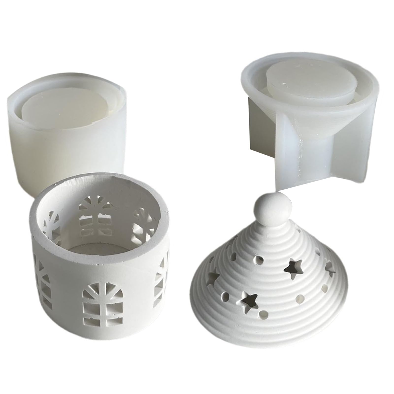 Moule en silicone yurte mongole pour décoration maison et artisanat