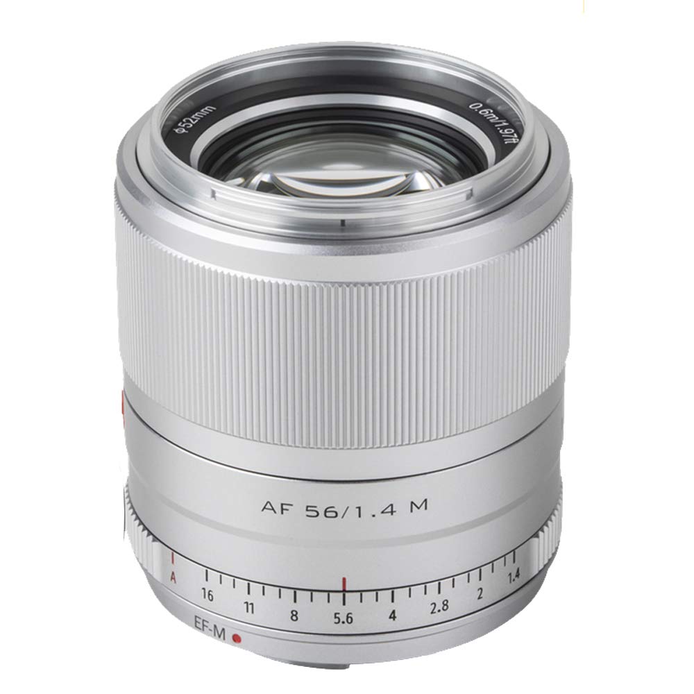 VILTROX 56mm F1.4 AF MF STM Fixed Focus Prime Lens, Compatible with Canon EOS M3 M5 M6 M10 M50 M100