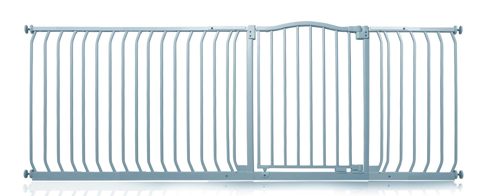 Safetots Curved Top Safety Gate, 71cm - 80cm, Matt White, Pressure Fit Stair Gate, Baby Gate for Doors Hallways and Spaces, Safety Barrier, Easy Installation — view 60