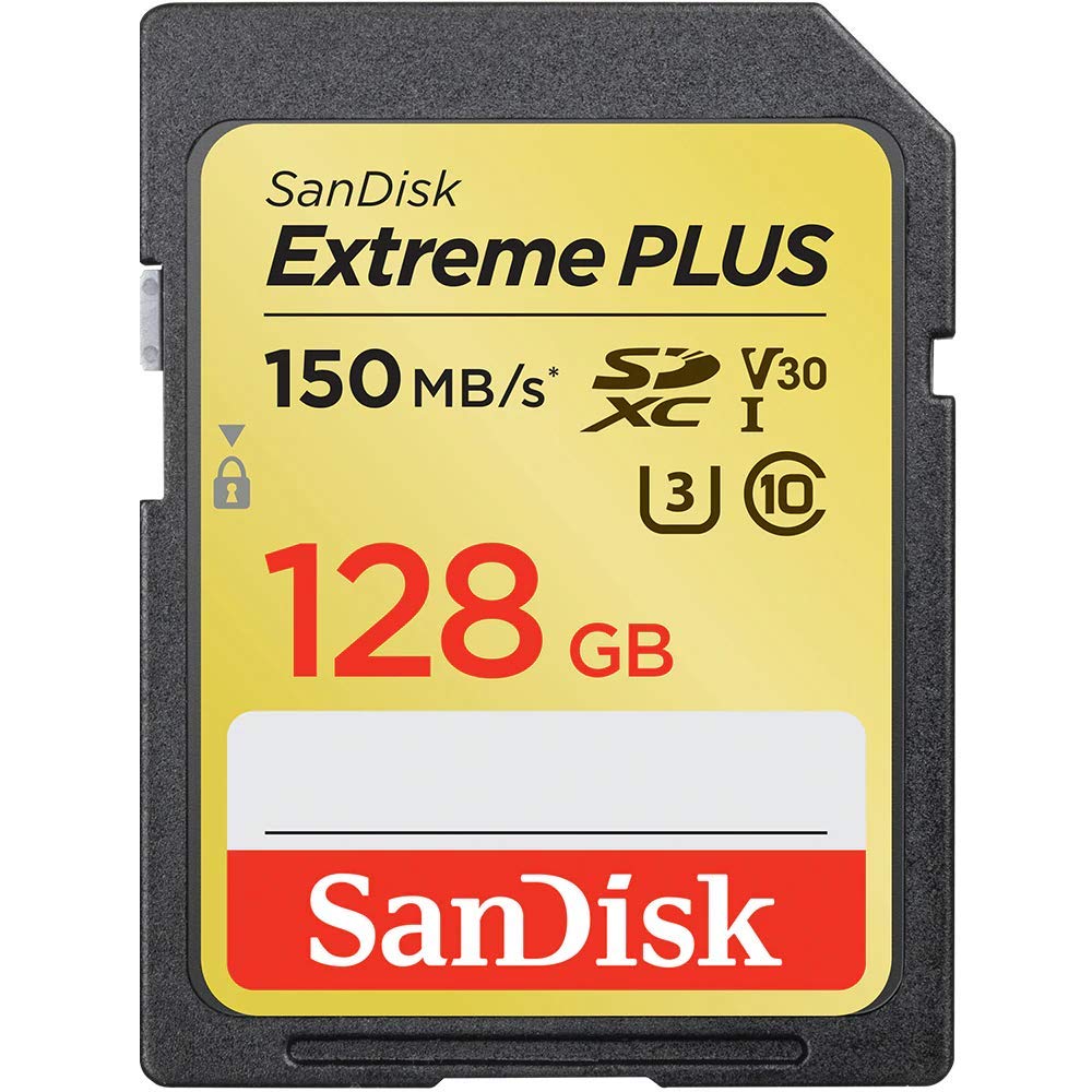 サンディスク SanDisk Extreme PLUS 128GB SDカード SanDisk Extreme Plus 128GB SDXC Memory Card up to 150MB/s, Class