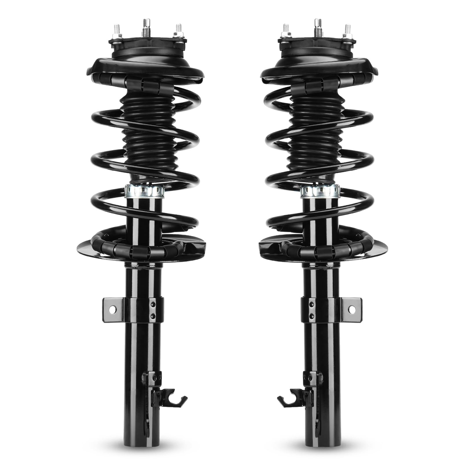 Front Complete Struts Coil Spring Assembly Compatible with 2006-2007 Ford Focus 2L Replace for 172257 172258 Shock Absorbers