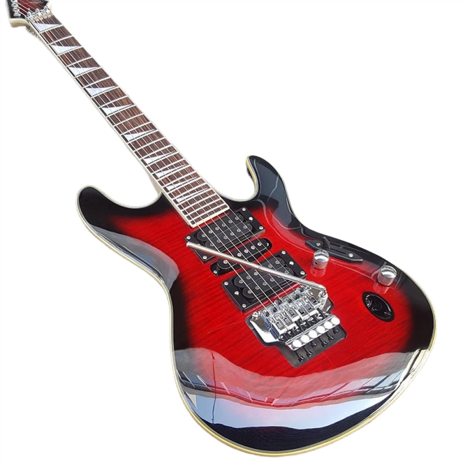 Amazon | 三角のインレイの音響鋼鉄弦ギターが付いている電気ギターの