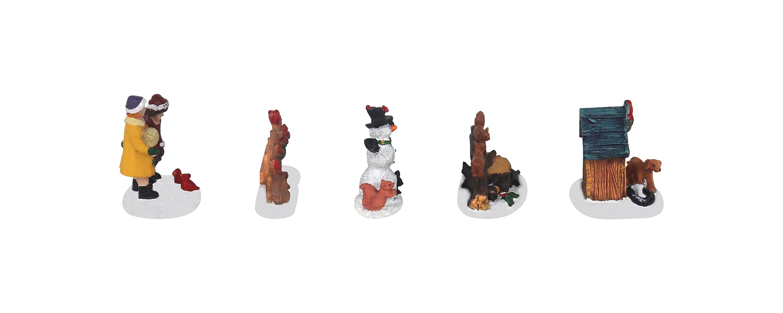 Amazon.co.jp: Top Treasures クリスマスビレッジフィギュア 5ピース 