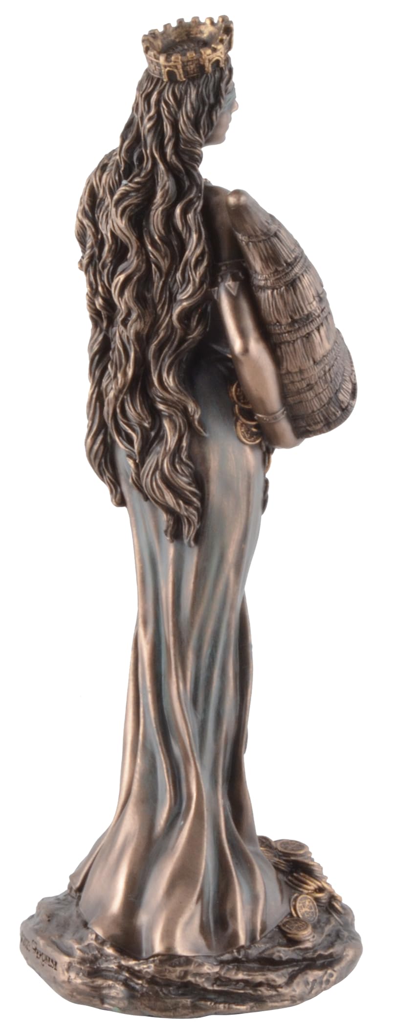 VOGLER Joh. Vogler GmbH Bronzierte Fortuna Statue Römische Göttin des Glücks 16cm Figur Glück Veronese