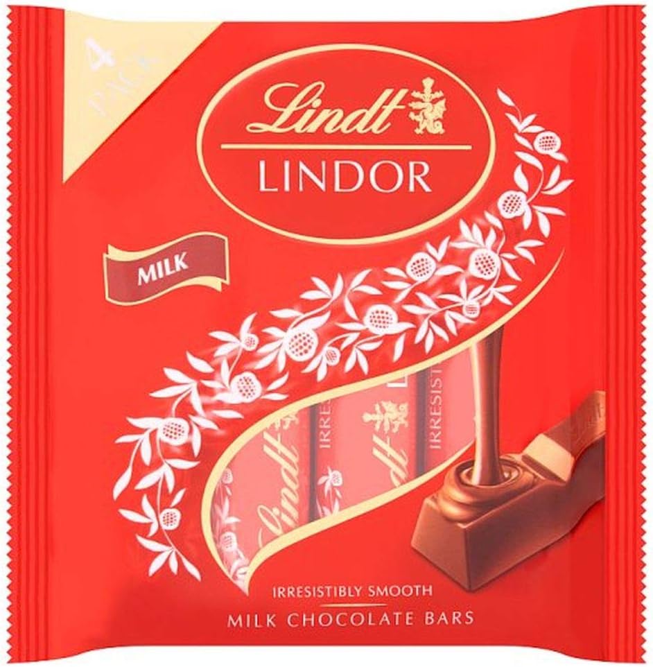 Amazon [Lindt ] リンツLindorミルクチョコレートのマルチパック4X25G Lindt Lindor Milk