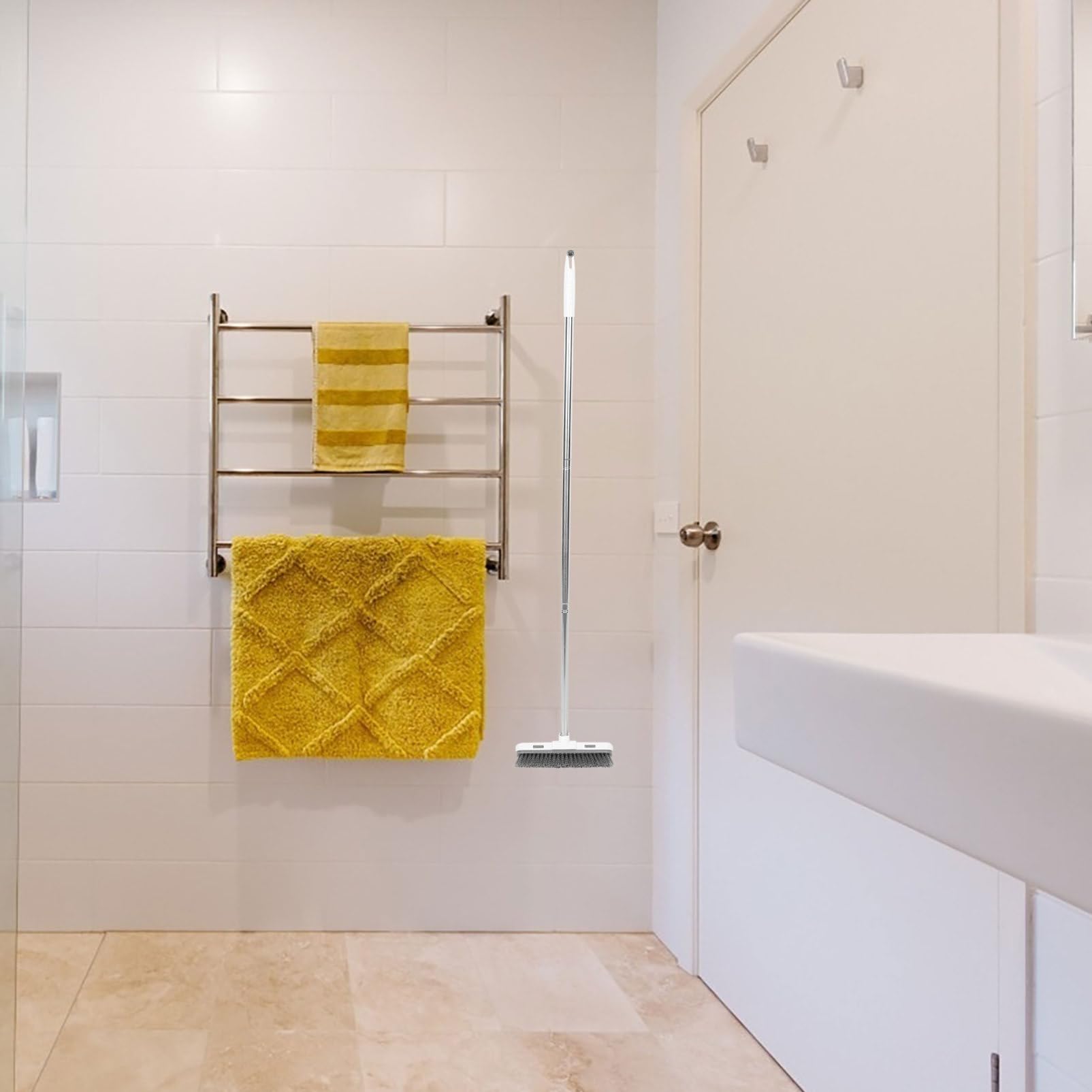 PACKOVE 5piezas Escobilla De Limpieza De Pisos Mango Ergonómico y Diseño para Baño Cocina y Herramienta Efectiva para Eliminar Suciedad y Juntas