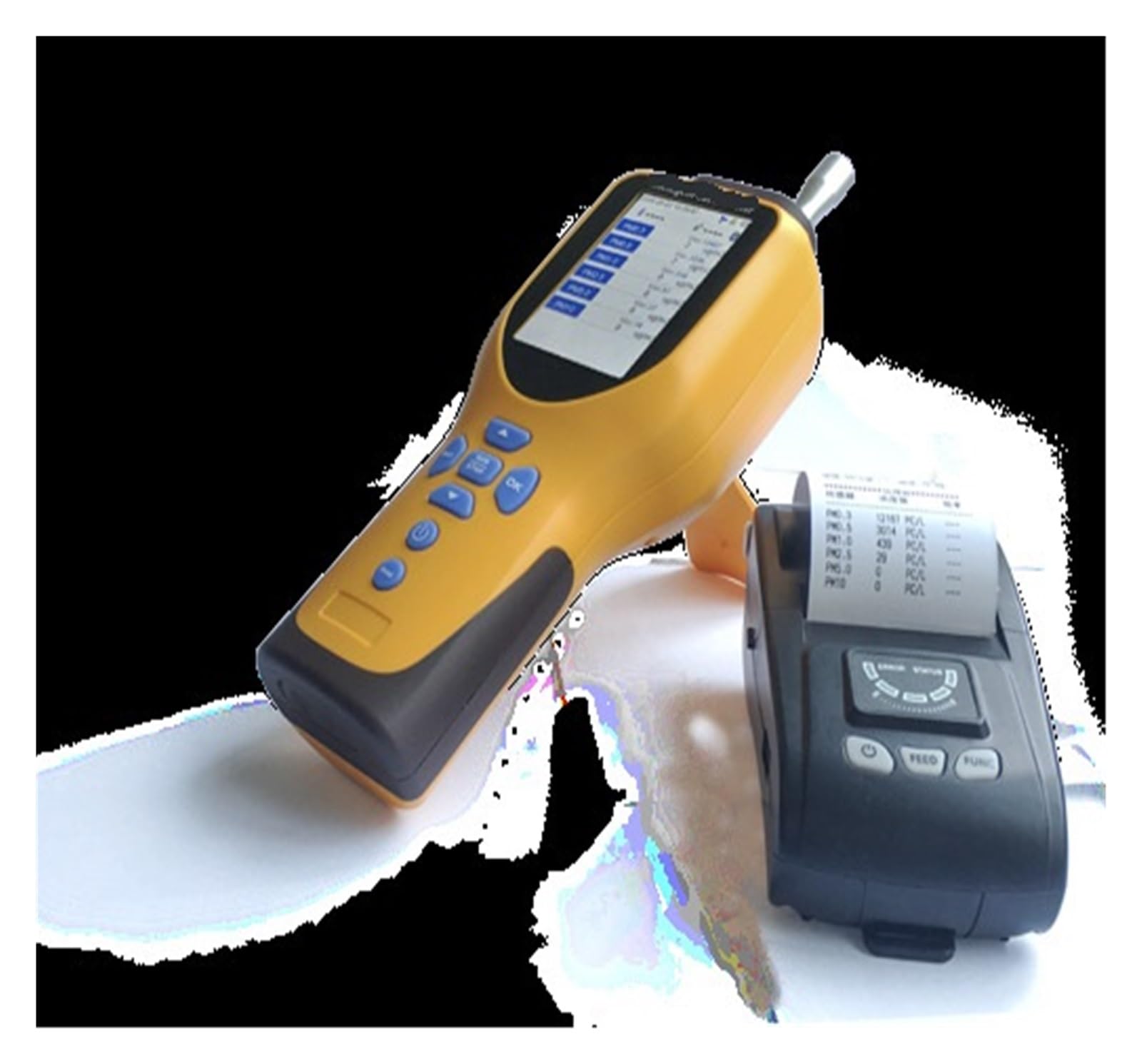 Contatore di particelle polvere a mano Rilevatore qualità dell'aria Pm2.5 Pm10 Per cucina e camper