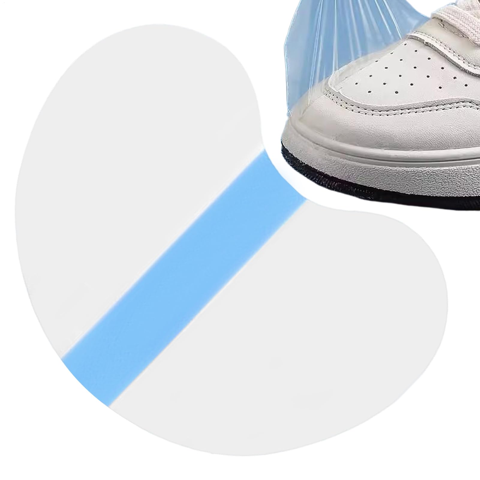Protector para puntas de zapatos, 30 unidades, protección invisible transparente para jardinería, senderismo, trabajo, camping, niños y exteriores