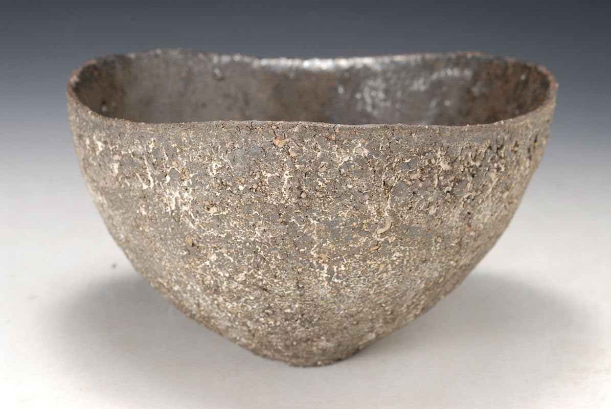 陶芸家 作家物 原口卓士 米色瓷 茶碗 米色青磁 青磁 茶碗 共箱