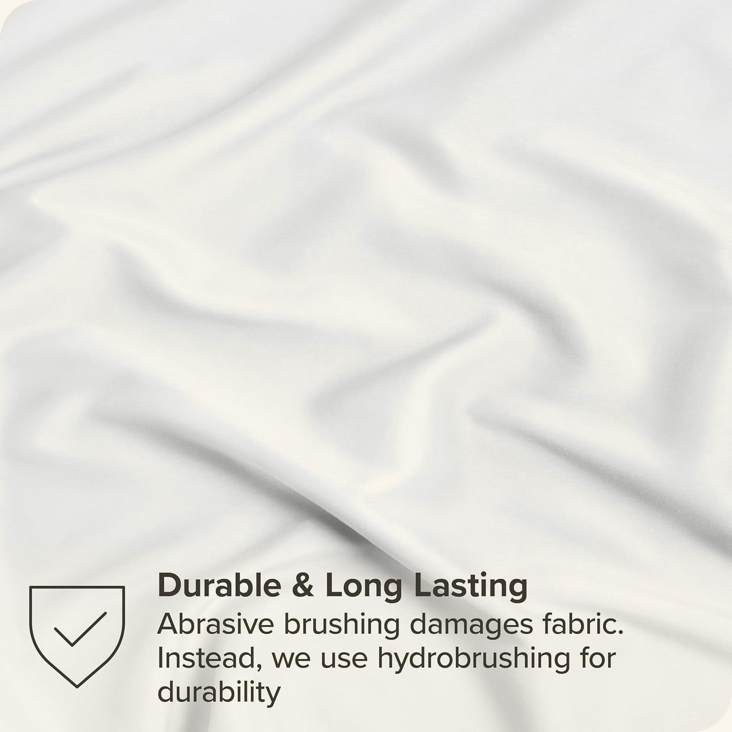 100% Cotton Twin Size Sheet Set - Luxury Soft Long-Staple Cotton Bed Sheets for Twin Beds - Hotel Quality Sheets, Breathable & Cooling, 15 Inch Deep Pocket - 3 Piece (Ivory, Twin)