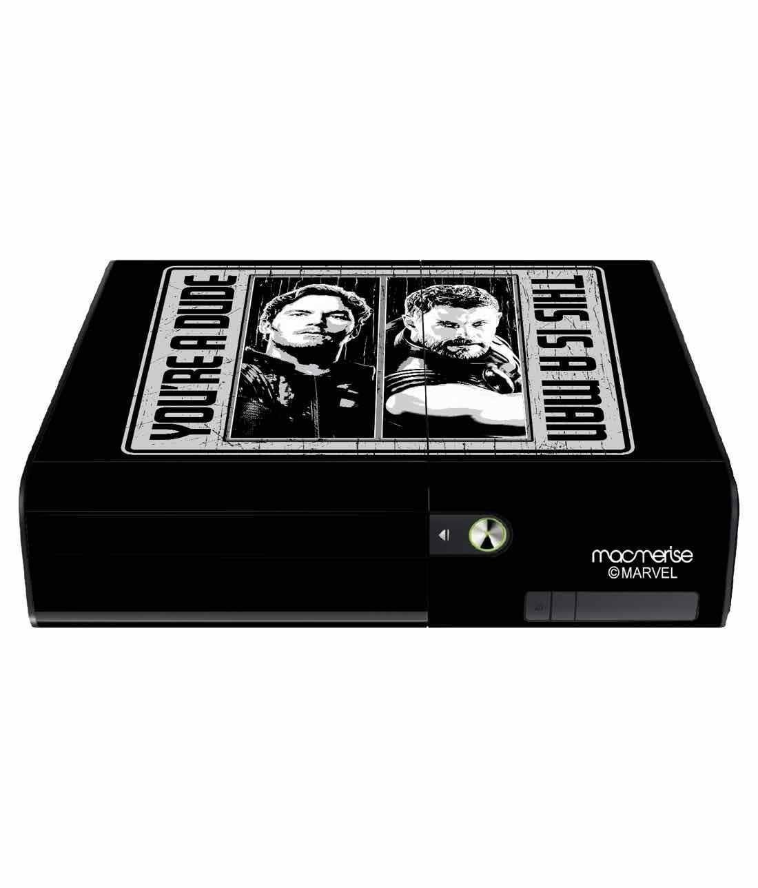 Macmerise Skin for Xbox 360E - Dude vs Man (B07G3BJMKQ) Amazon Price History, Amazon Price Tracker