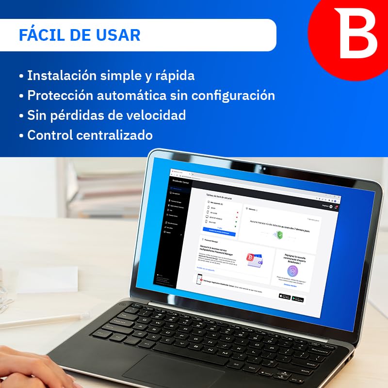 Bitdefender Small Office Security | 10 dispositivos | 1 año | PC/Mac/Móvil | Código de activación enviado por email