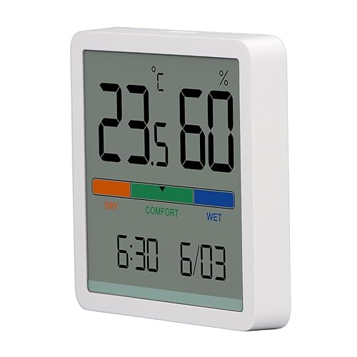 Miniatura 6 de TEM Humedad 3 en 1, higrómetro digital m con pantalla LCD, TEM interior de la habitación para el hogar, La, incluye batería y
