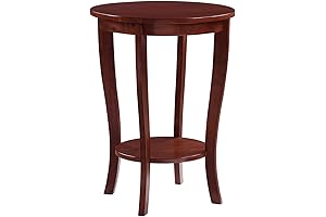 Chic Mahogany End Table Complements Any Decor