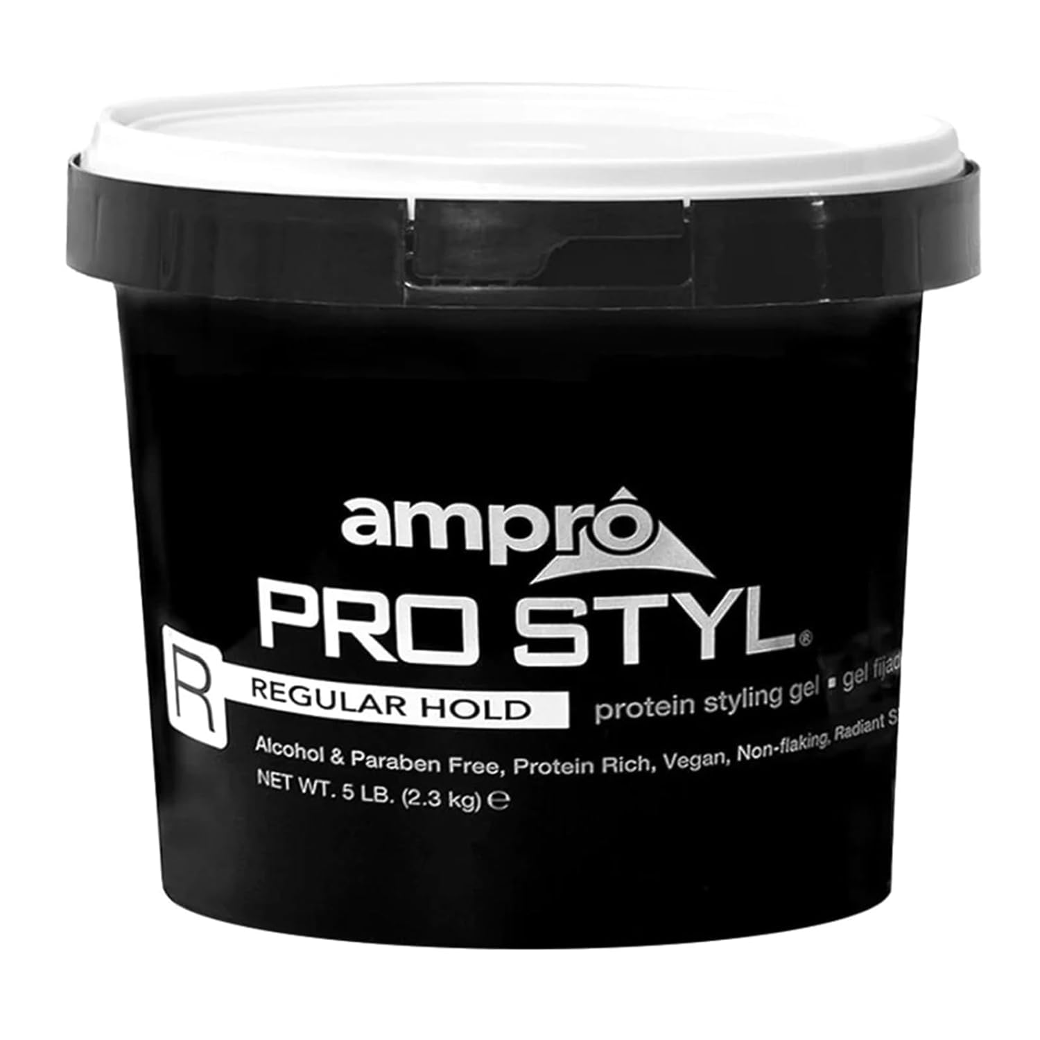 AmPro Pro Styl Styling Gel – Protects and Strengthens Your Strands – Non-Flaking, Alcohol Free, Vegan Formula – Flexible, Touchable Hold for All Hair Textures – Regular – 80 OZ AmPro Pro Styl Styling Gel – Protects and Strengthens Your Strands – Non-Flaking, Alcohol Free, Vegan Formula – Flexible, Touchable Hold for All Hair Textures – Regular – 80 OZ