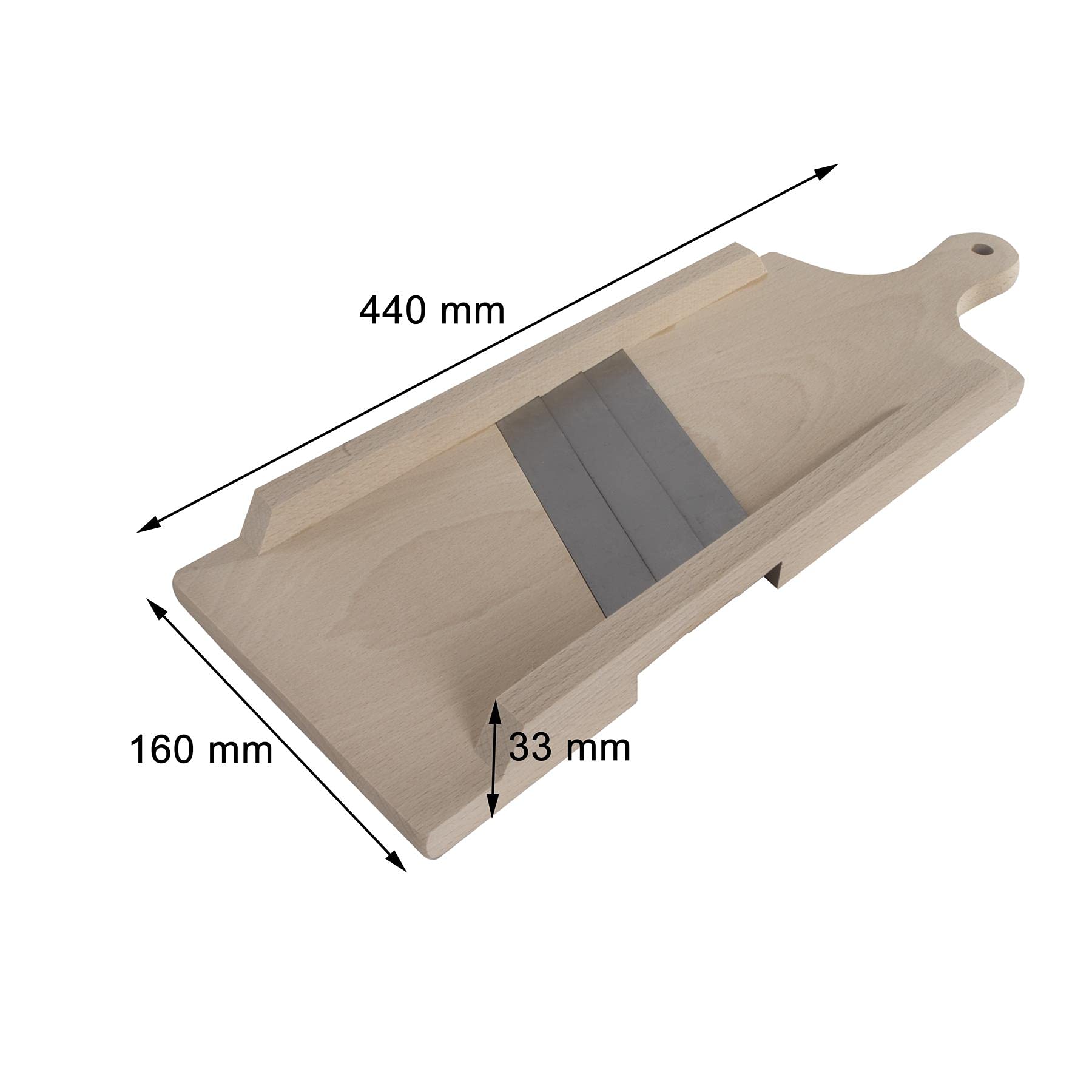 WooDeeDoo Wooden Cutter Shredder Grater Peeler Slicer, Natural Wood - Image 4