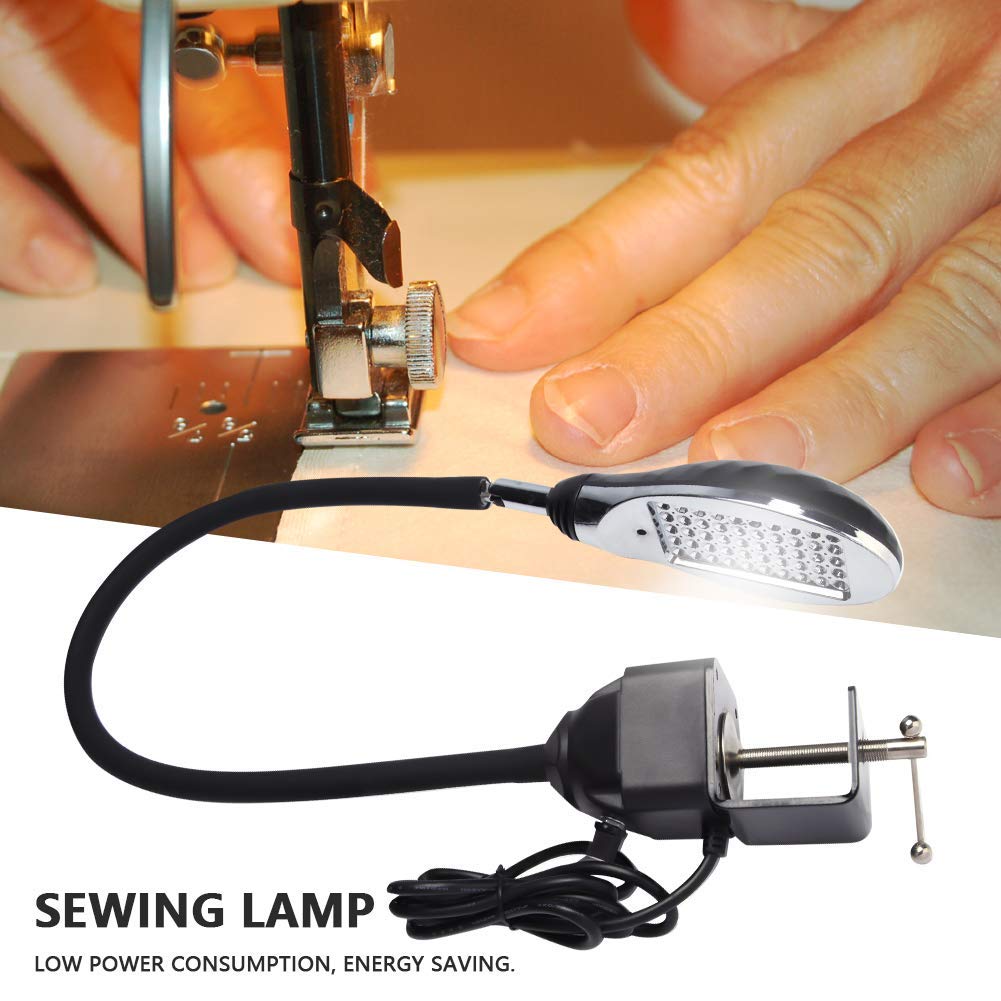 Lampe de la Machine à Coudre LED, 8W 3 Niveaux de Gradation de la Lampe de Travail LED pour Machines Industrielles et Domestiques(EU plug)