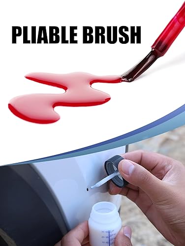 Miniatura 6 de Lichamp Recipiente de pintura de retoque, 25 botellas de retoque de pintura de 1 oz y 25 piezas de 2 onzas con cepillo, 1 onza (1.0 fl oz) y 2 onzas