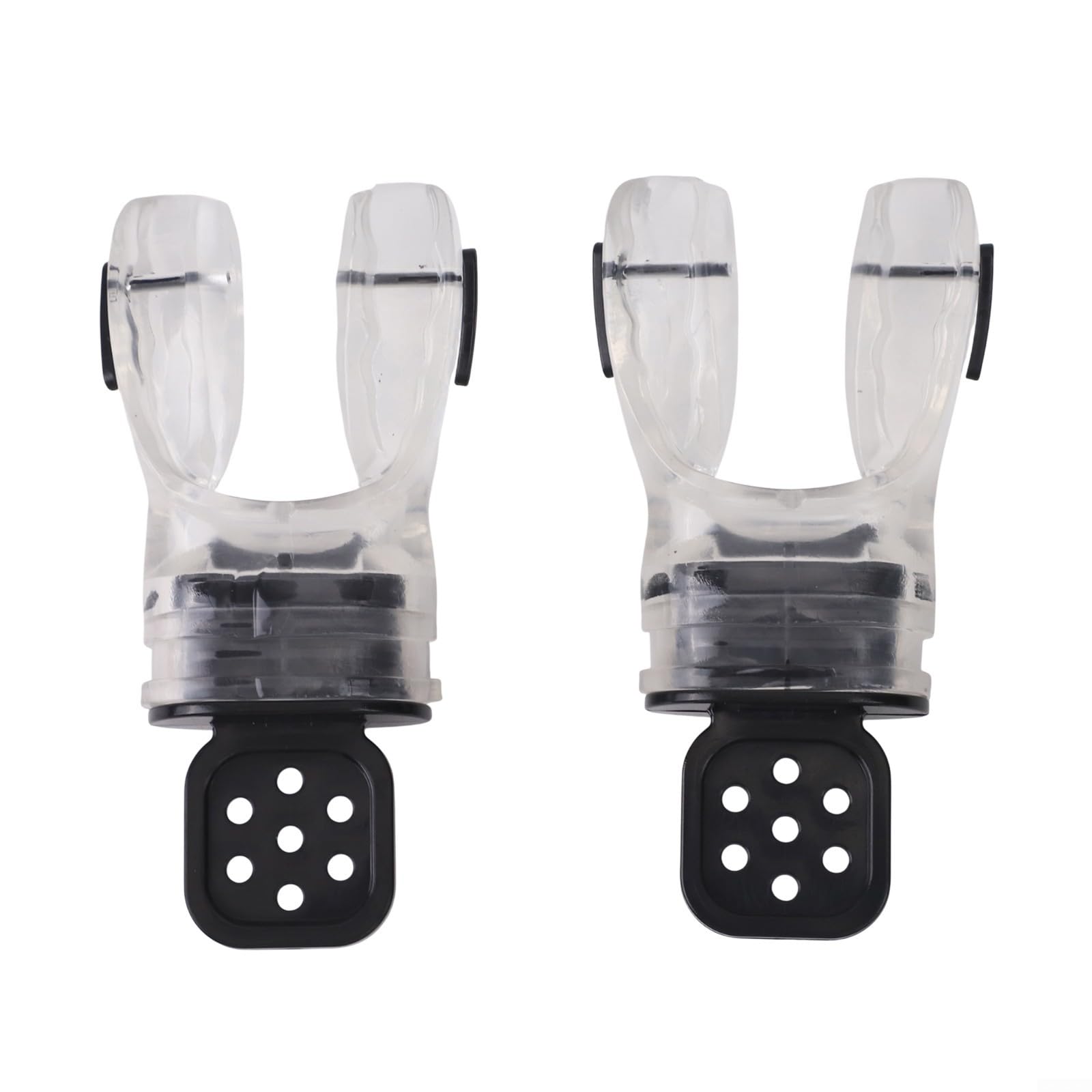 Moldable Regulator Mouthpiece 2Pack Scuba Diving Gear for Personalized Comfort and Leak Prevention (Clear color)