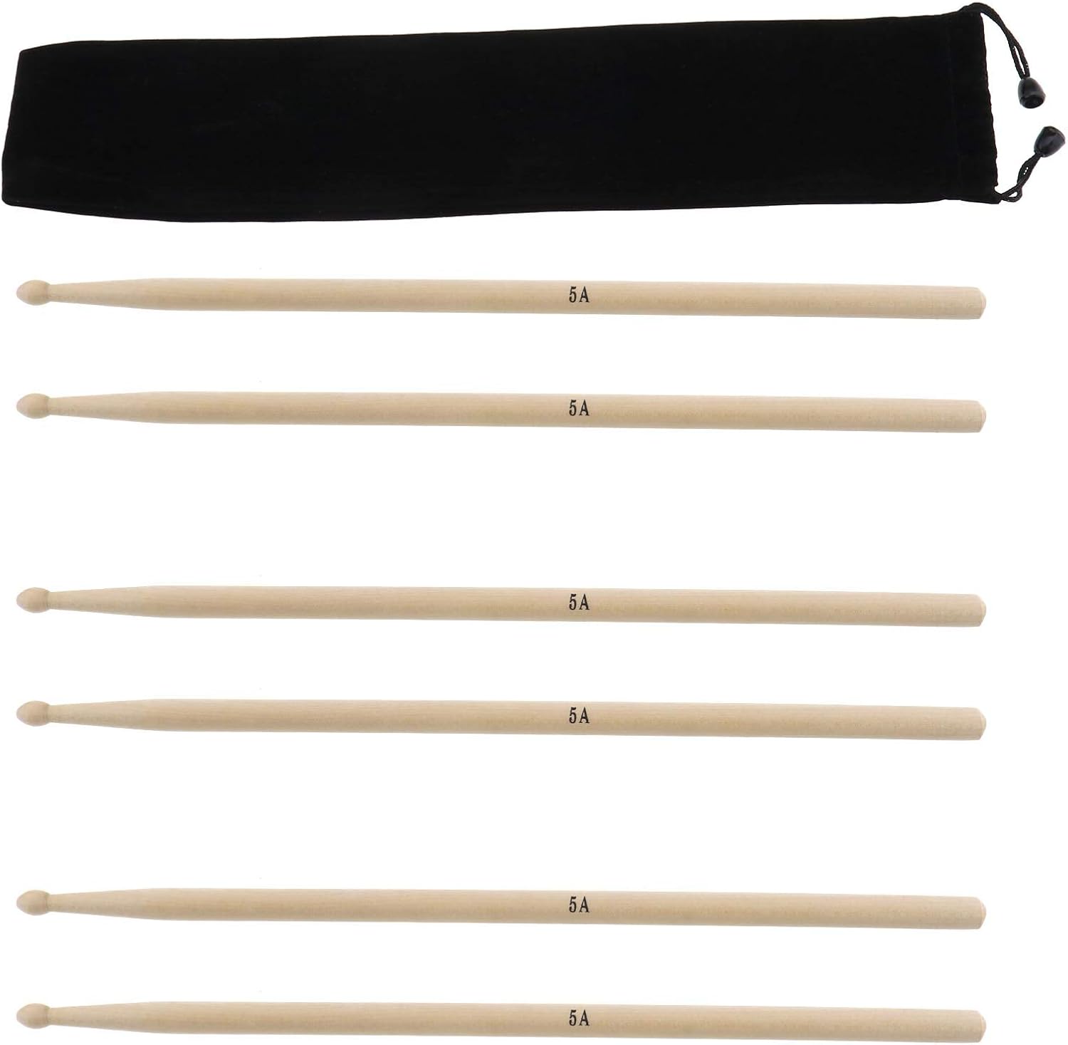 SING F LTD 16 Inch Standard Size Drumsticks 5A Maple Wood