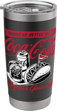 Coca-Cola & Tacos Things Go Better With Coca-Cola Classic Stainless Steel Insulated Tumbler