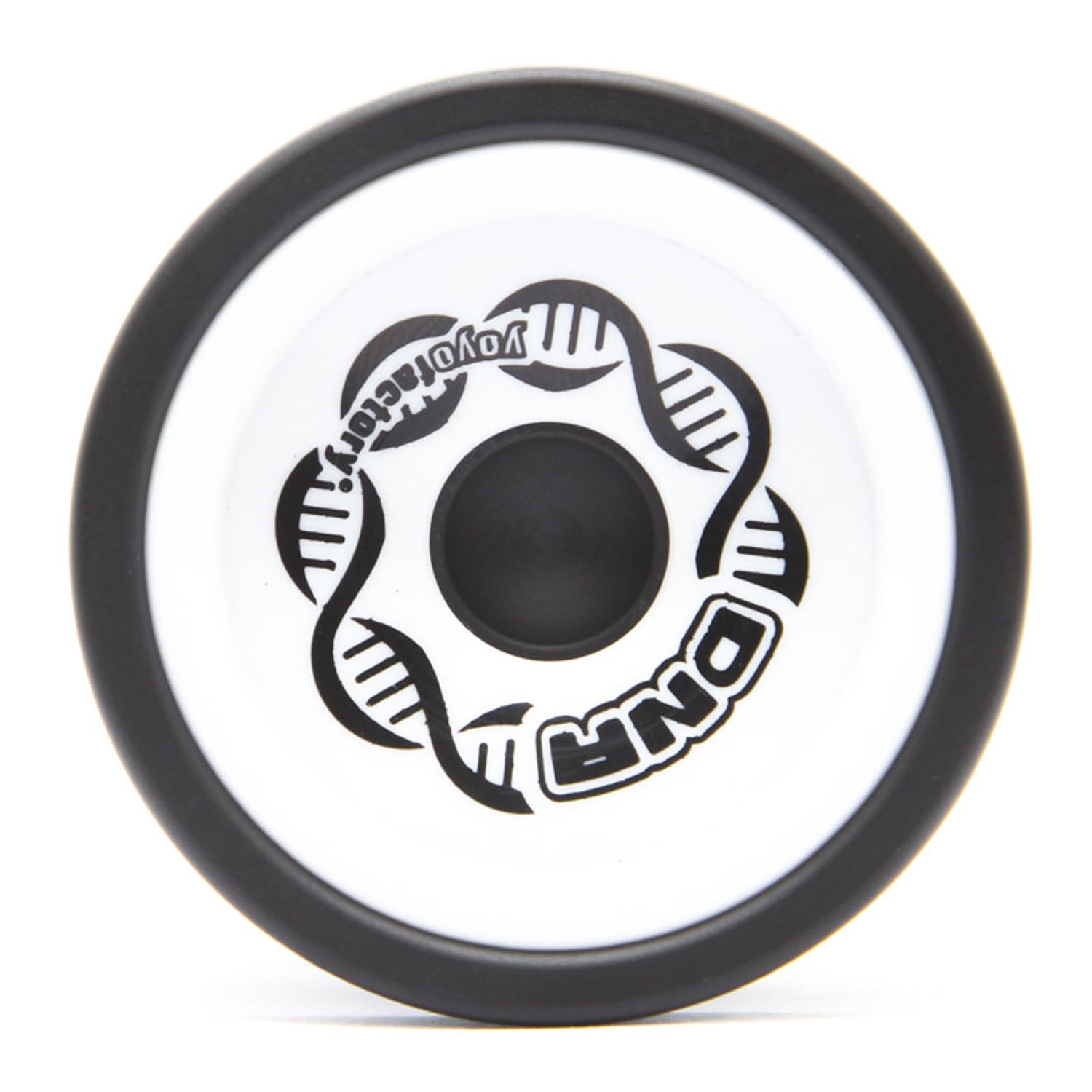YoyoFactory Dna Yo-Yo - Nero Bianco (yoyo in Metallo, Corde, Cuscinetti a Sfera e Istruzioni Incluse)