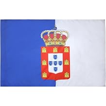 AZ FLAG Kingdom of Portugal 1139-1910 Flag for 2' x 3' Pole - Royal Portugal Flag 60x90 cm - Banner 2x3ft with Hole