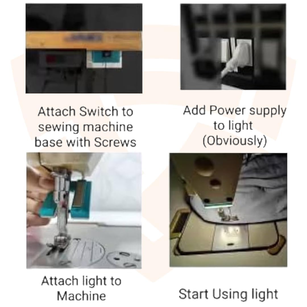 SSS-Yoke Sewing Machine LED Light LED Lights (U-10) FOR MORE BRIGHTNESS TO THE MACHINE SUITABLE FOR SEWING MACHINES — Amazon image 6