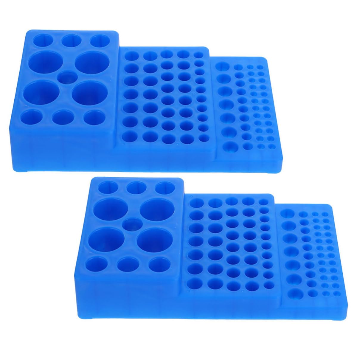 Cabilock 8 Piezas Gradilla Trapezoidal para Tubos de Ensayo y Centrífuga,