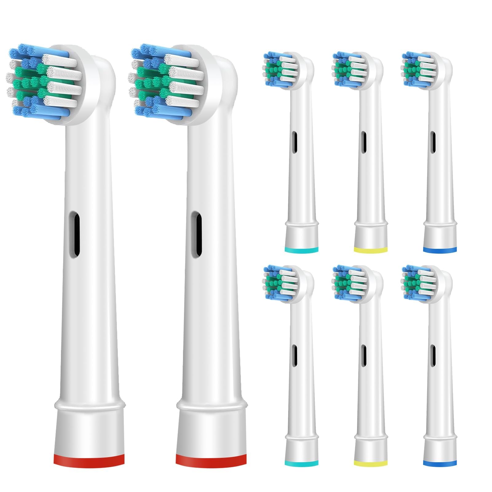Dziecięce Końcówki do Szczoteczek Elektrycznych, Kompatybilne z Oral B Pro Junior,Delikatne Czyszczenie, Ultra Cienkie Włosie, dla Dzieci Powyżej 3/6 Lat(8 Sztuk)