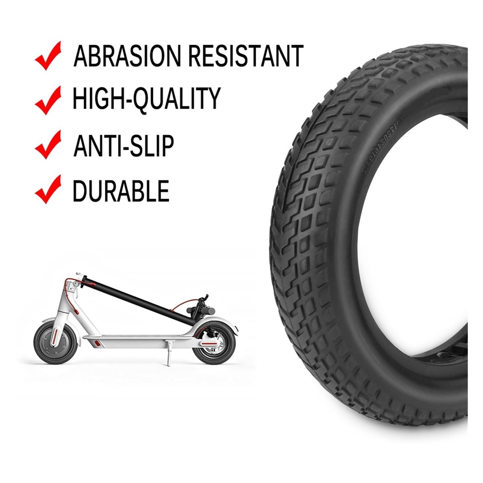 Trwała solidna opona, kompatybilna z hulajnogą elektryczną Xiaomi M365 Pro Mijia Mi 1S Pro 2 Essential Scooter 8,5 cala gumowa opona 8,5-calowe koło(2pcs)