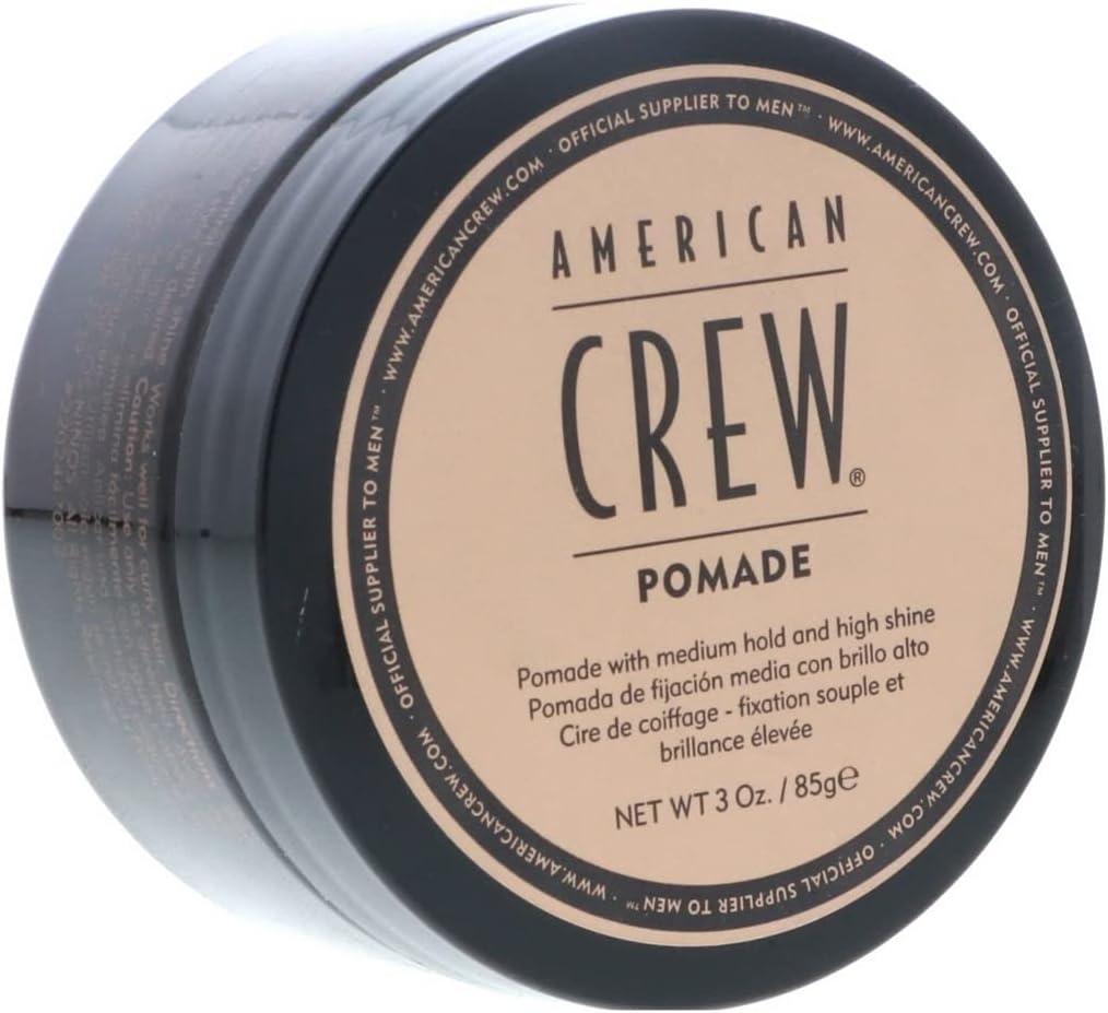 Men's Hair Pomade by American Crew, Medium Hold with High Shine, 3 Oz (Pack of 2)