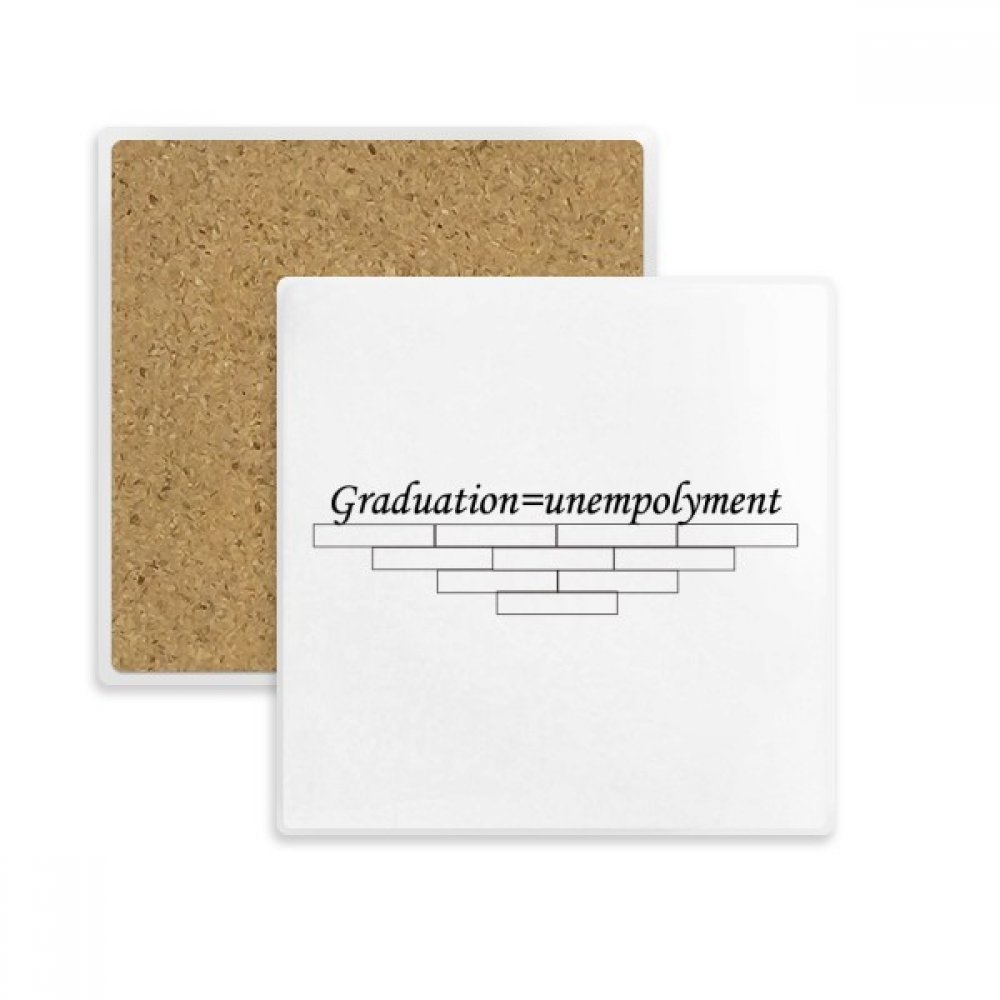 Dessous de verre pour bureau style citation diplôme multicolore