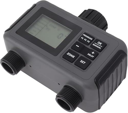 Temporizador de rociadores Ip55 Controlador de jardinería Riego de sincronización para temporizadores de manguera de plantas en maceta (enchufe de