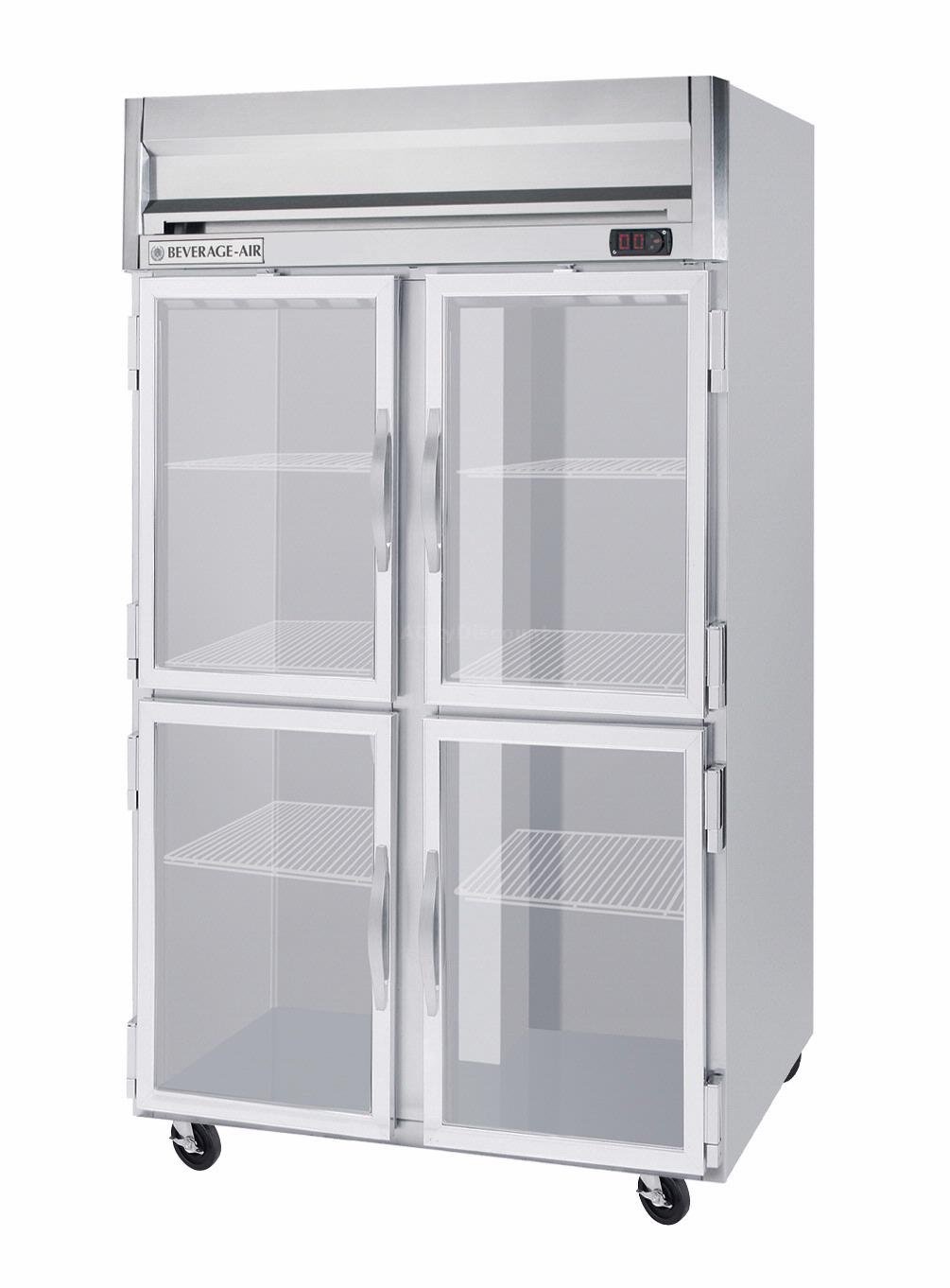 Beverage-Air Horizon Series 2 Section Glass Half Door Reach-In Freezer by Beverage Air – Model HFP2-1HG