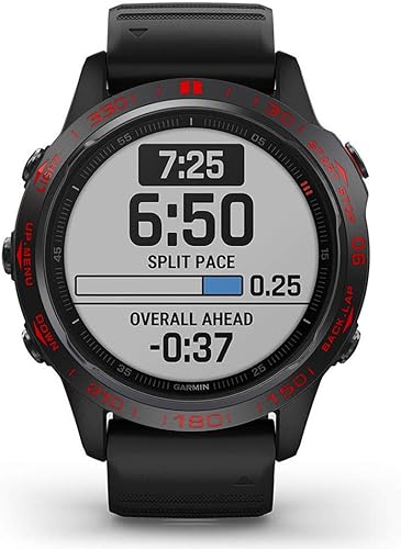 Anillo bisel de acero inoxidable compatible con Garmin Fenix 66 Pro, funda adhesiva de anillo bisel antiarañazos y protector contra colisiones para