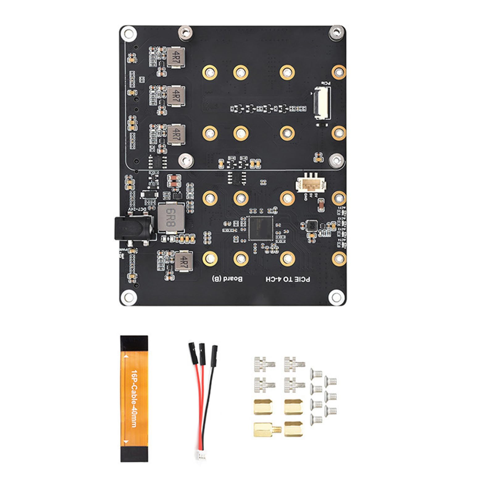 PCIe do 4CH NVMe 4-portowa płyta dysków twardych z diodami LED, adapter do adaptera 2280/2260/2242/2230 PCIE