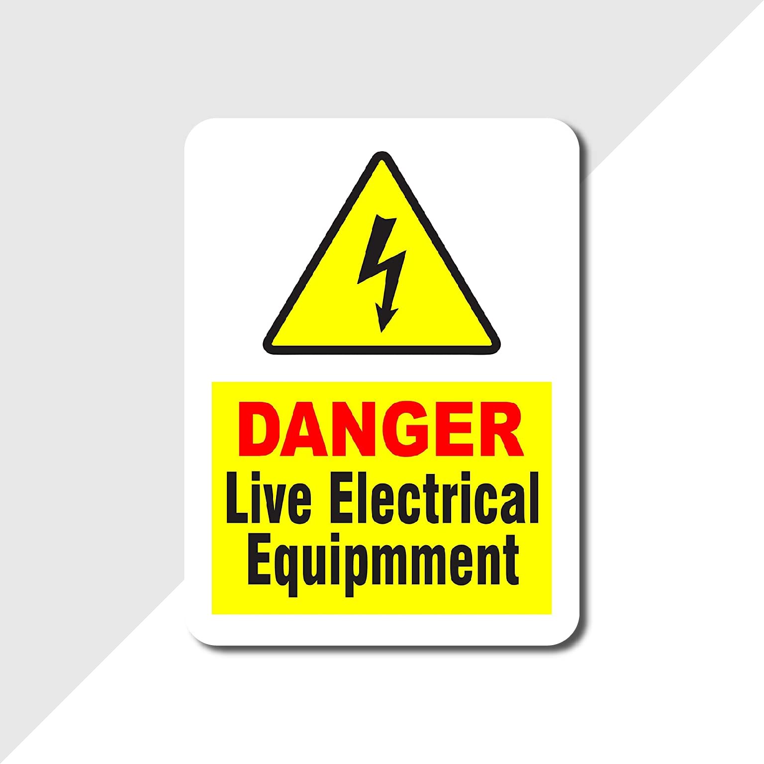 VVWV Danger Electrical Equipment Warning Sign Signage Sticker for Shop Office Safety Products Home Restaurant Hospital Clinic Sign Sticker L x H 16 Cm x 22 Cm (B0B4STHJLX) Amazon Price History, Amazon Price Tracker