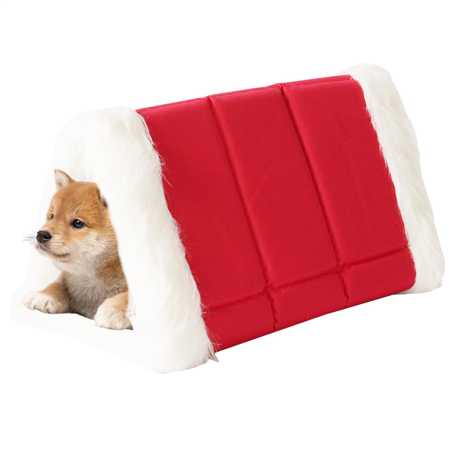Caverne pour chat pliable et lit pour petit chien chaud de salon