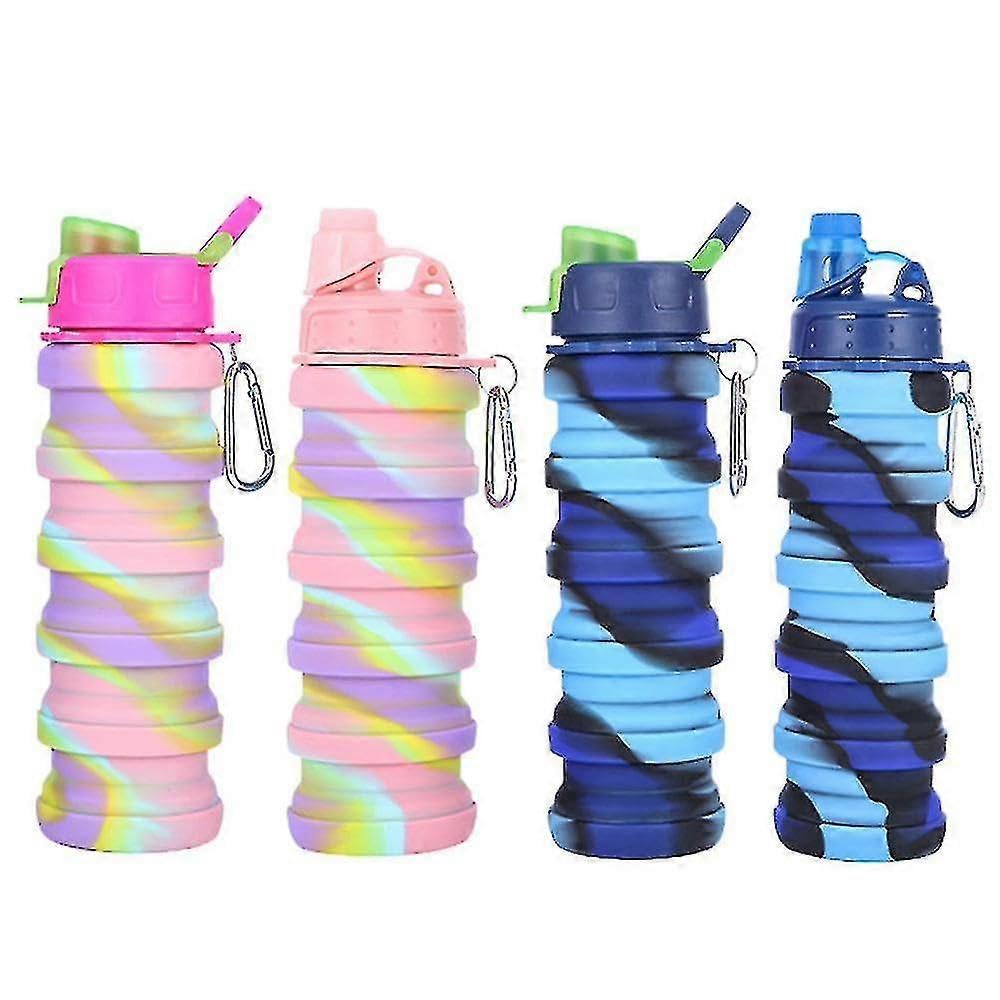 JOYHAPPST Kids Water Bottles Rainbow 500ml Children Water Bottle Girls Water Bottle Leakproof Children Drinking Bottle