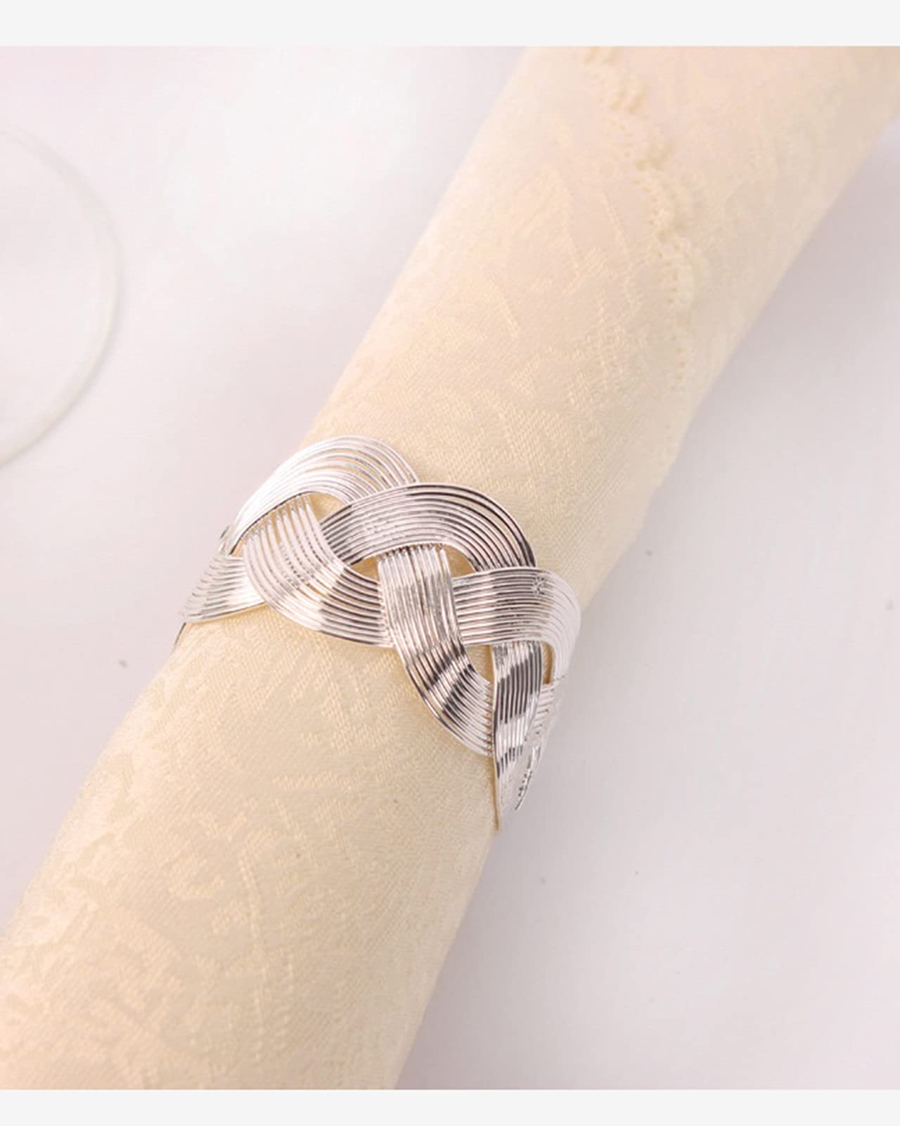 Amazon｜ナプキンリング 6ピースセットナプキンリングシンプルな